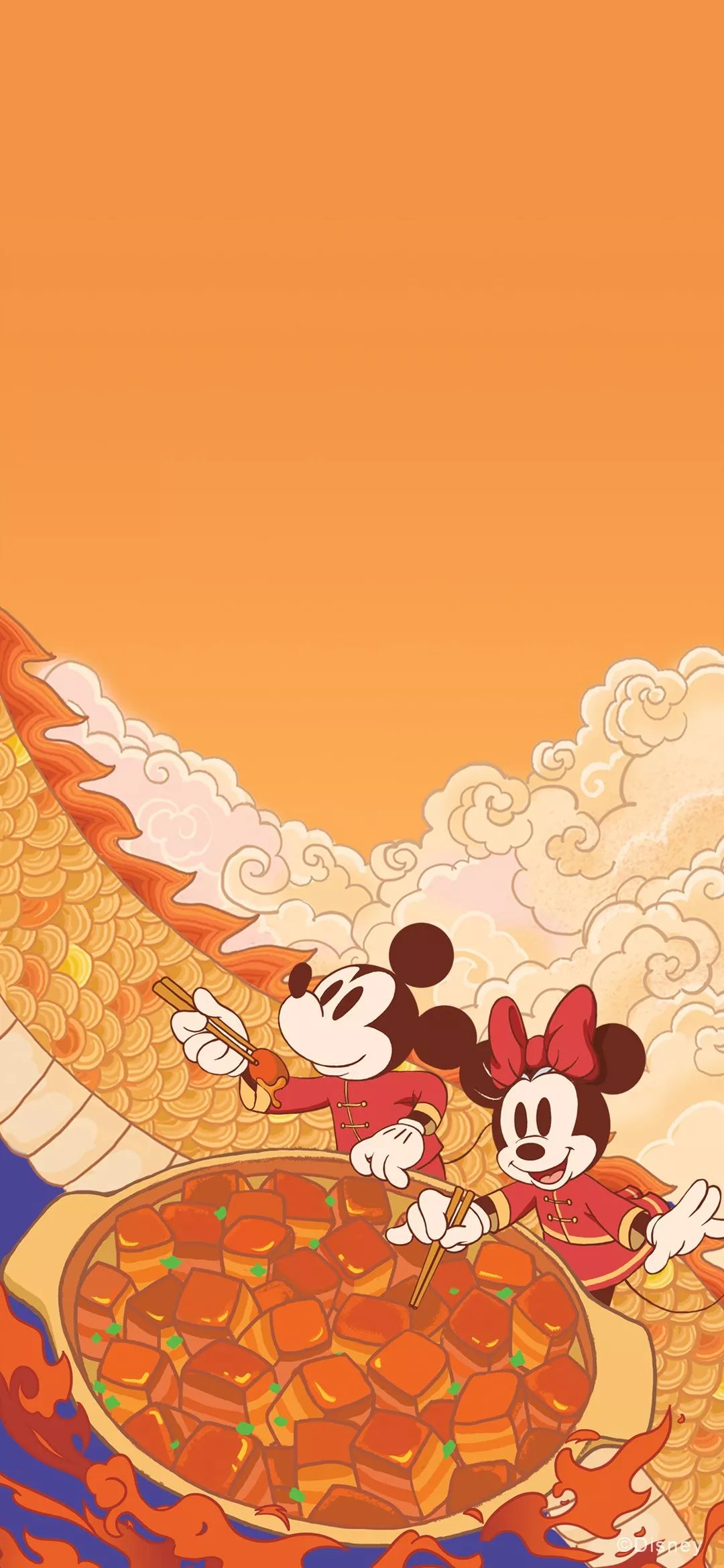 迪士尼鼠年壁纸大放送!