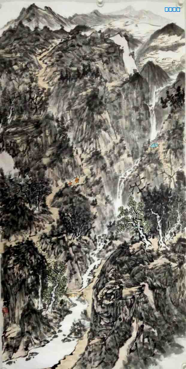 精致画家杨远辉山水画艺术风格之赏析