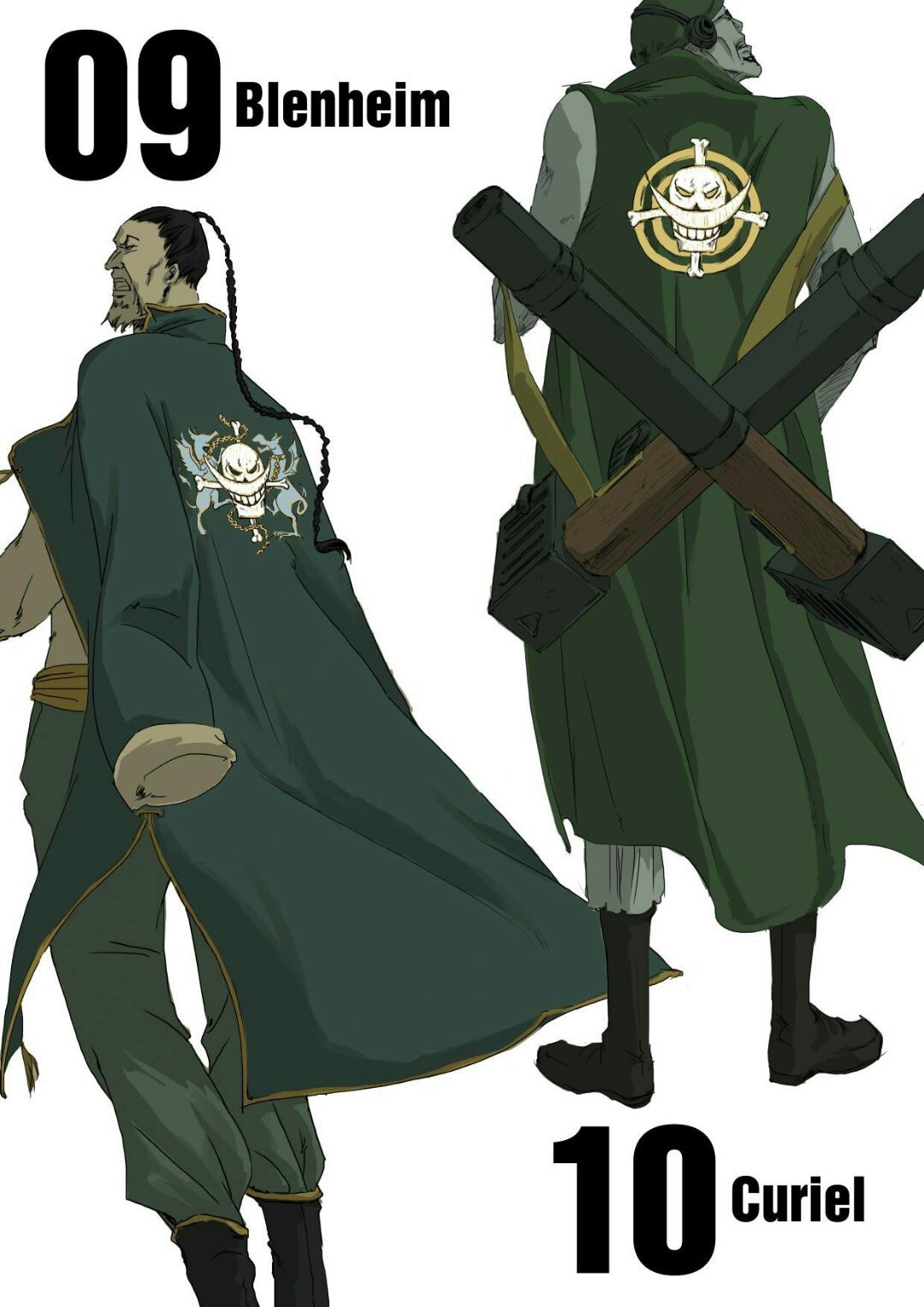 金古多/哈尔塔两人分别是11番队与12番队队长,哈尔