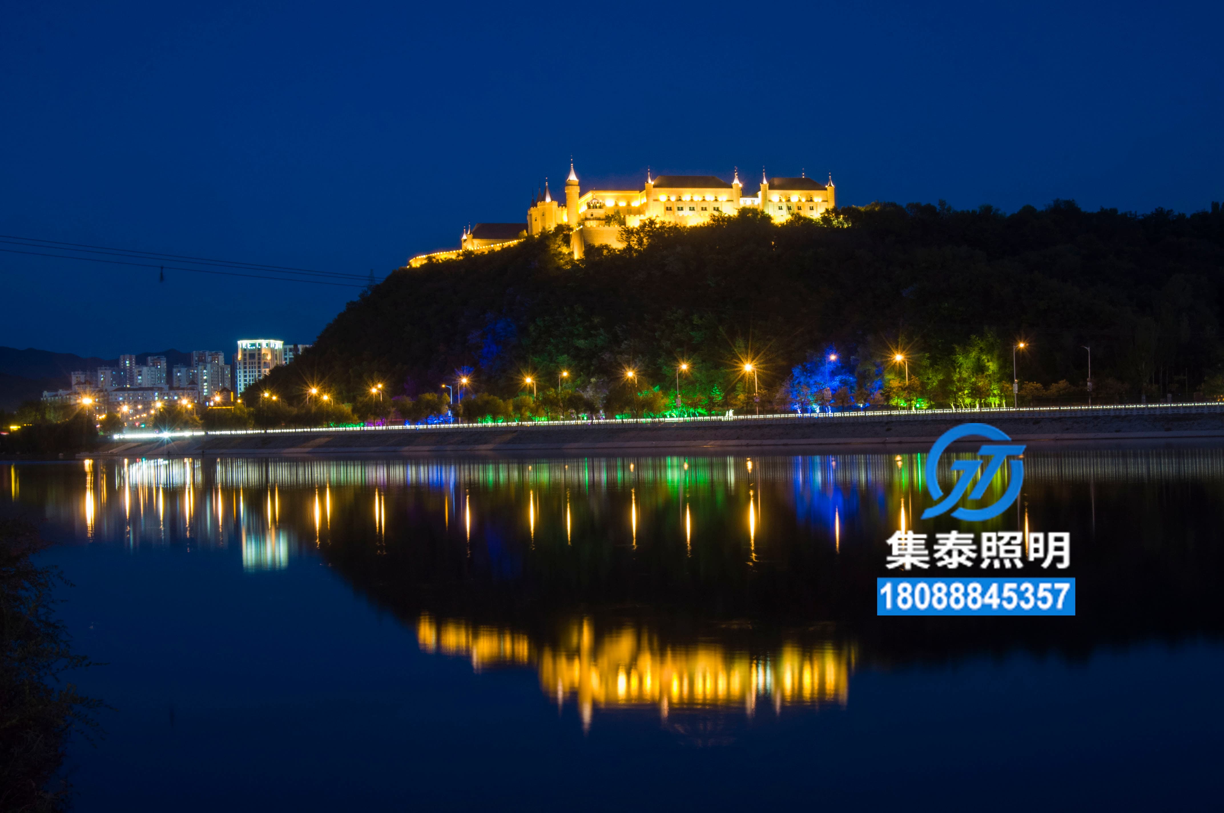 辽宁省本溪市太子城夜景亮化工程灯具厂家案例赏析