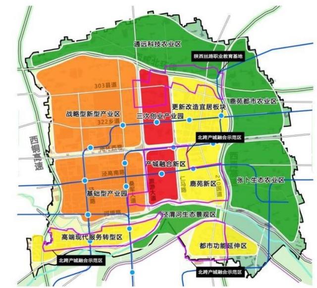 西安市高陵区详细地图图片