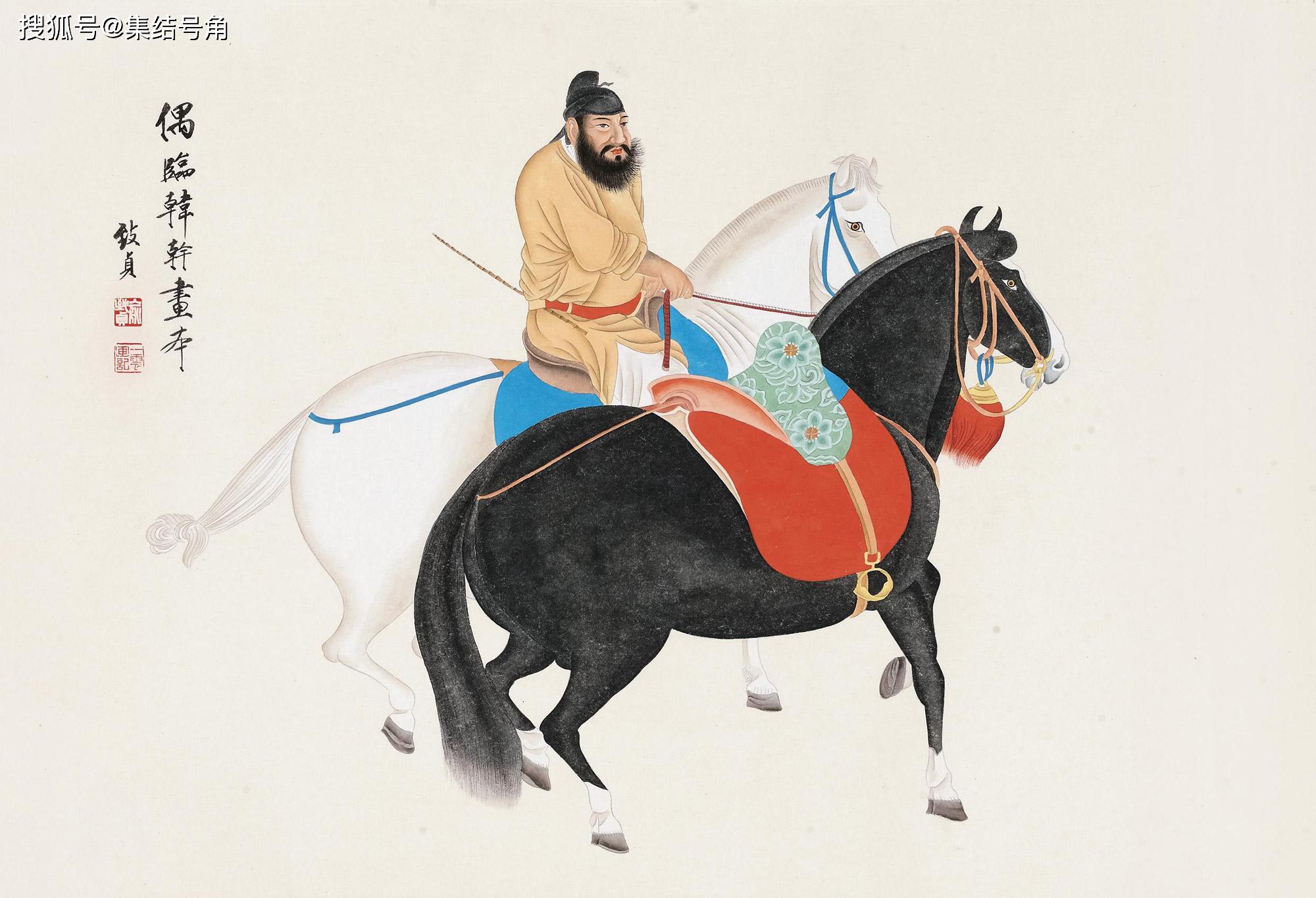 原创鬼故事韩干画马