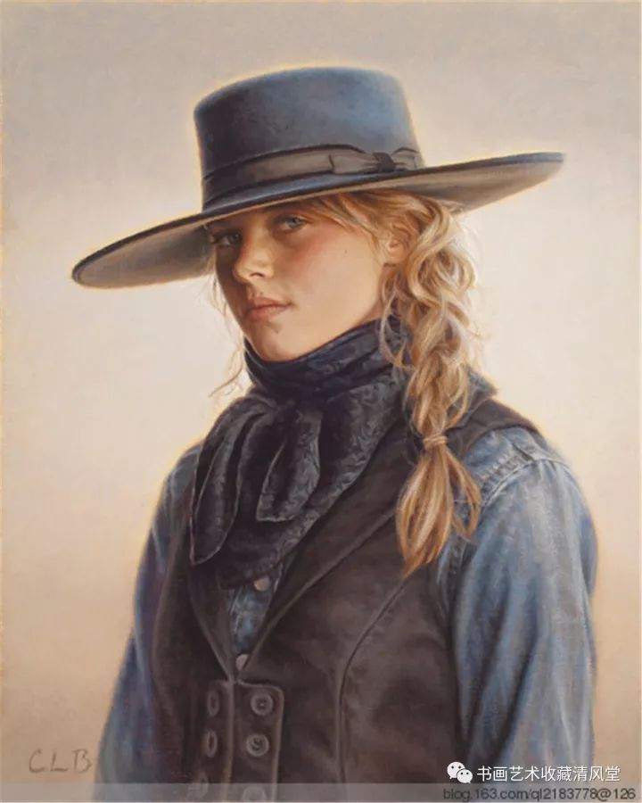 美国女画家描绘的漂亮牛仔