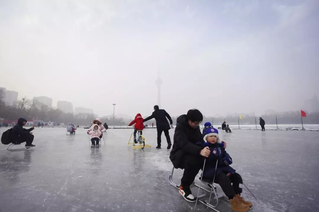 玉渊潭公园滑冰2022图片