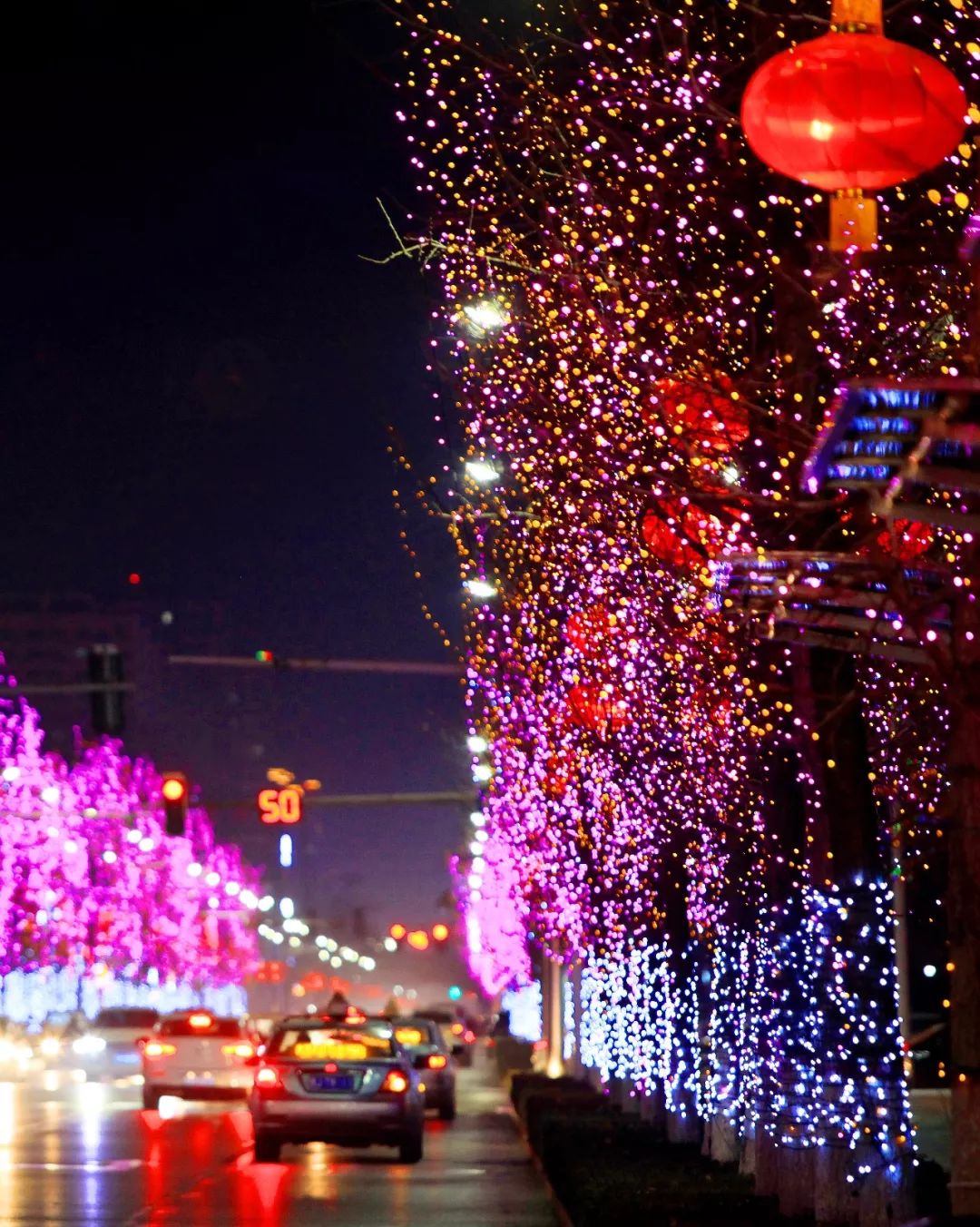 惊艳濮阳灯光璀璨迎春节夜景美得不像话