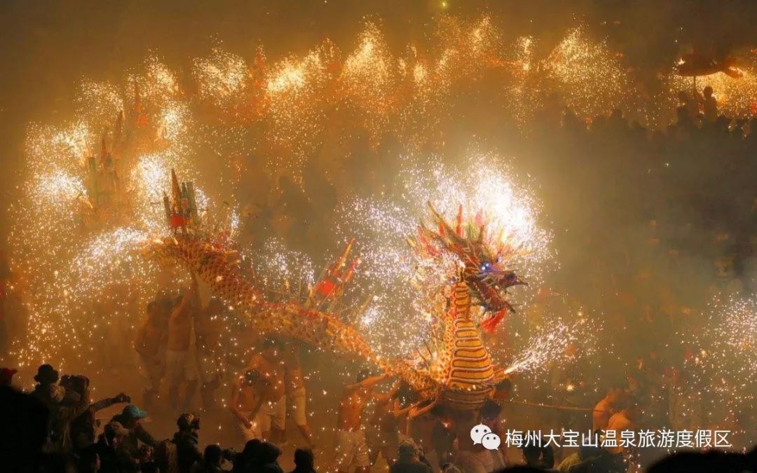 明晚丰顺千年火龙在大宝山隆重上演