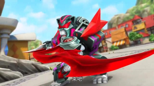 猪猪侠之光明守卫者失控的神木猿大战石甲熊