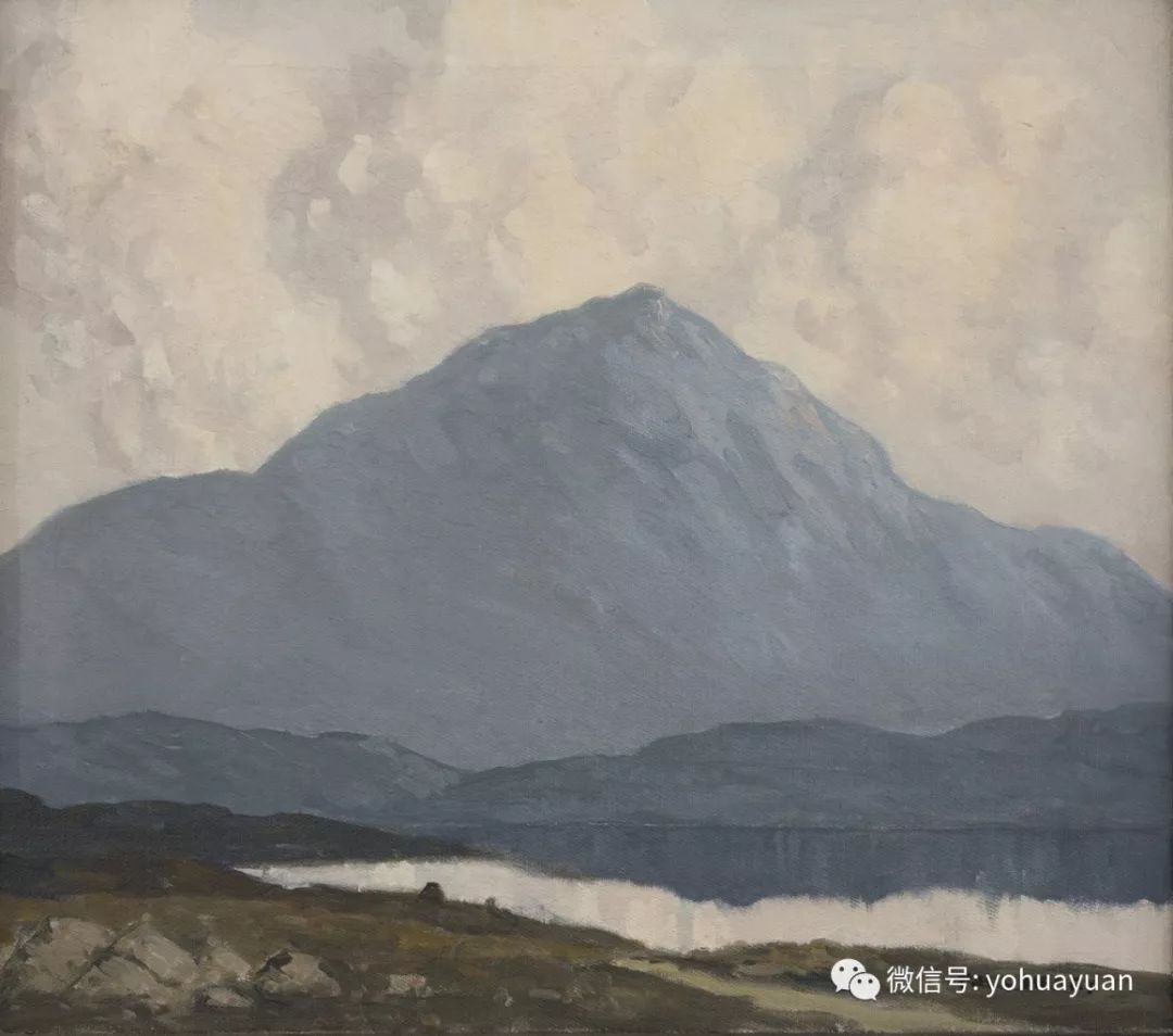 山油画风景重要组成部分