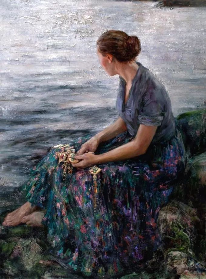 点击蓝字油画