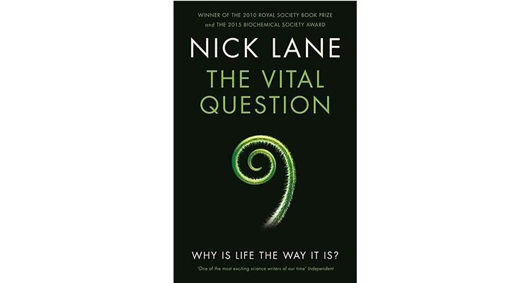 the vital question(暂译《至关重要的问题》)by nick lane莱恩认为