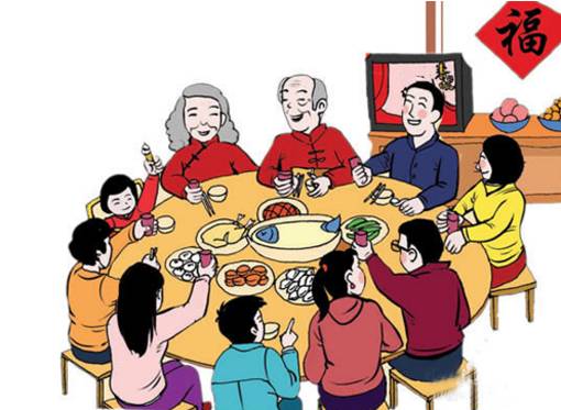 文心书房过年回家吃饭餐桌礼仪不能少