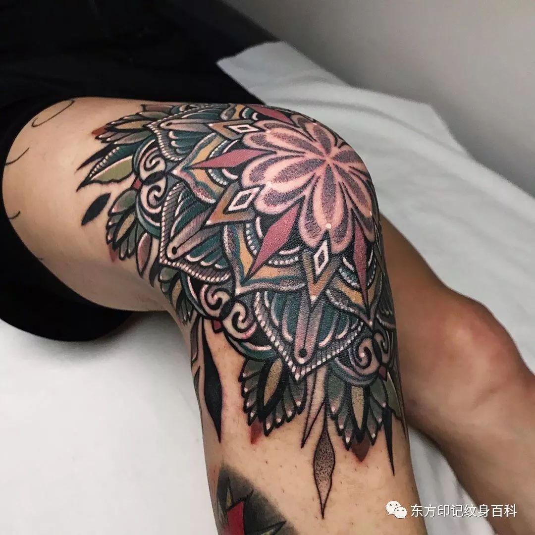 肘膝关节部位纹身_肘部