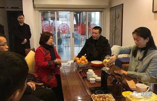 吴旭东一行先后来到离退休老干部张舜陶,毛利群,刘洪