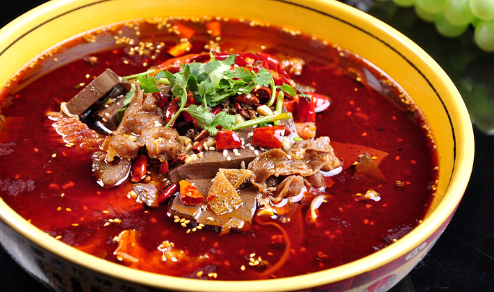 原创麻辣鲜香的江湖菜毛血旺过年怎能不来一道