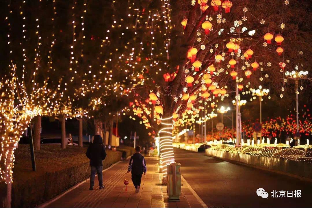 美新春将至北京各区春节景观布置上新