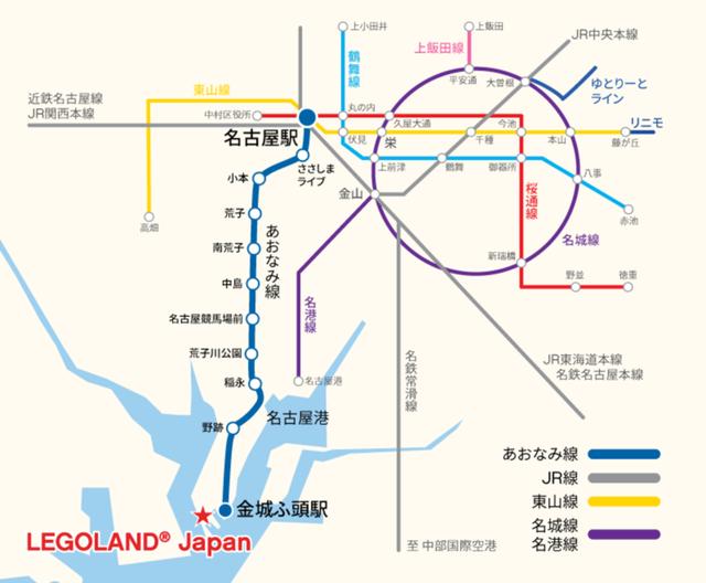 名古屋地铁线路图图片