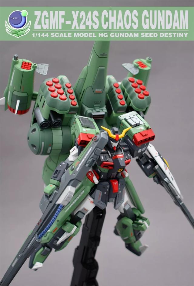 根大木秀:冷门机型魔改!hg 重装强袭型 混沌高达