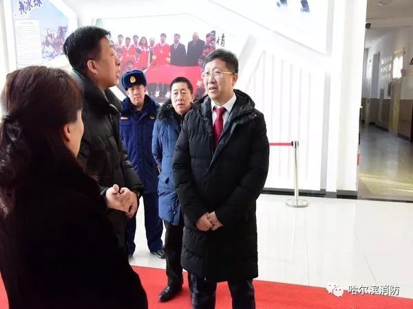 哈经开区管委会主任平房区政府区长宋博岩带领多部门开展春节前消防