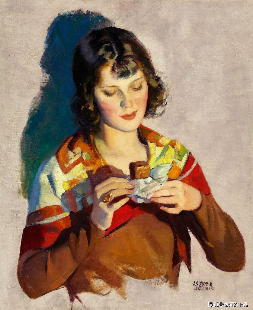 美国画家安德鲁路米斯的绘画作品