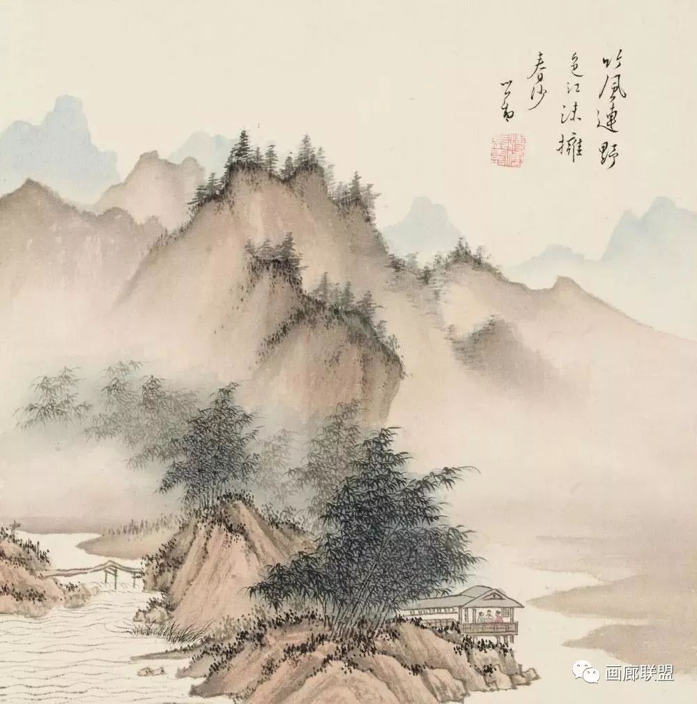 溥心畲这山水灭火气,除躁气