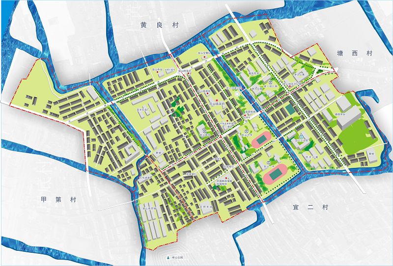 宜山镇宜一社区宜一社区由5个村居联合组建,总面积1.