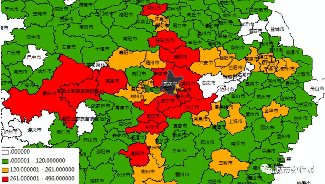 封城前新型肺炎可能迁移到哪了迁徙航空铁路数据预测丨城市数据派