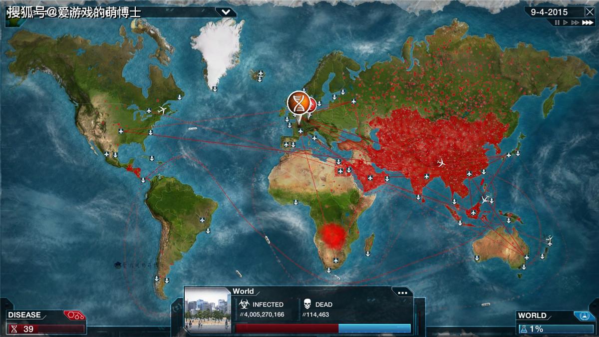 《瘟疫公司(plague inc)》在類型上應該屬於模擬策略遊戲,它以清楚且