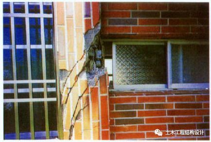 图 楼梯间高窗形成的极短柱在地震下的破坏是啊,从来没考虑过.