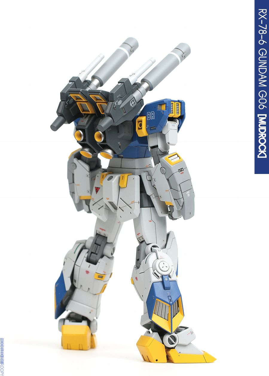 hguc rx-78-6涂装制作,这细节简直和mg无异啊