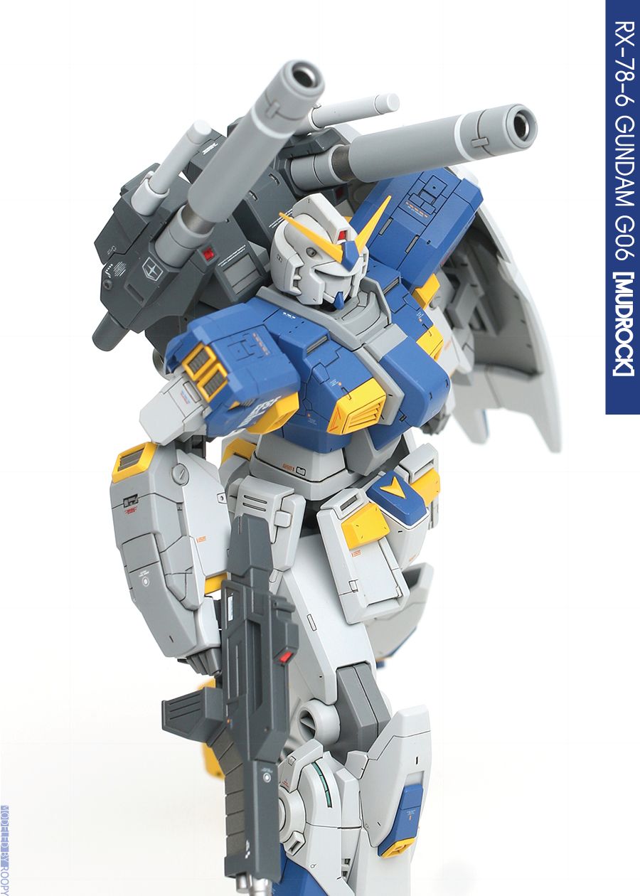 hguc rx-78-6涂装制作,这细节简直和mg无异啊
