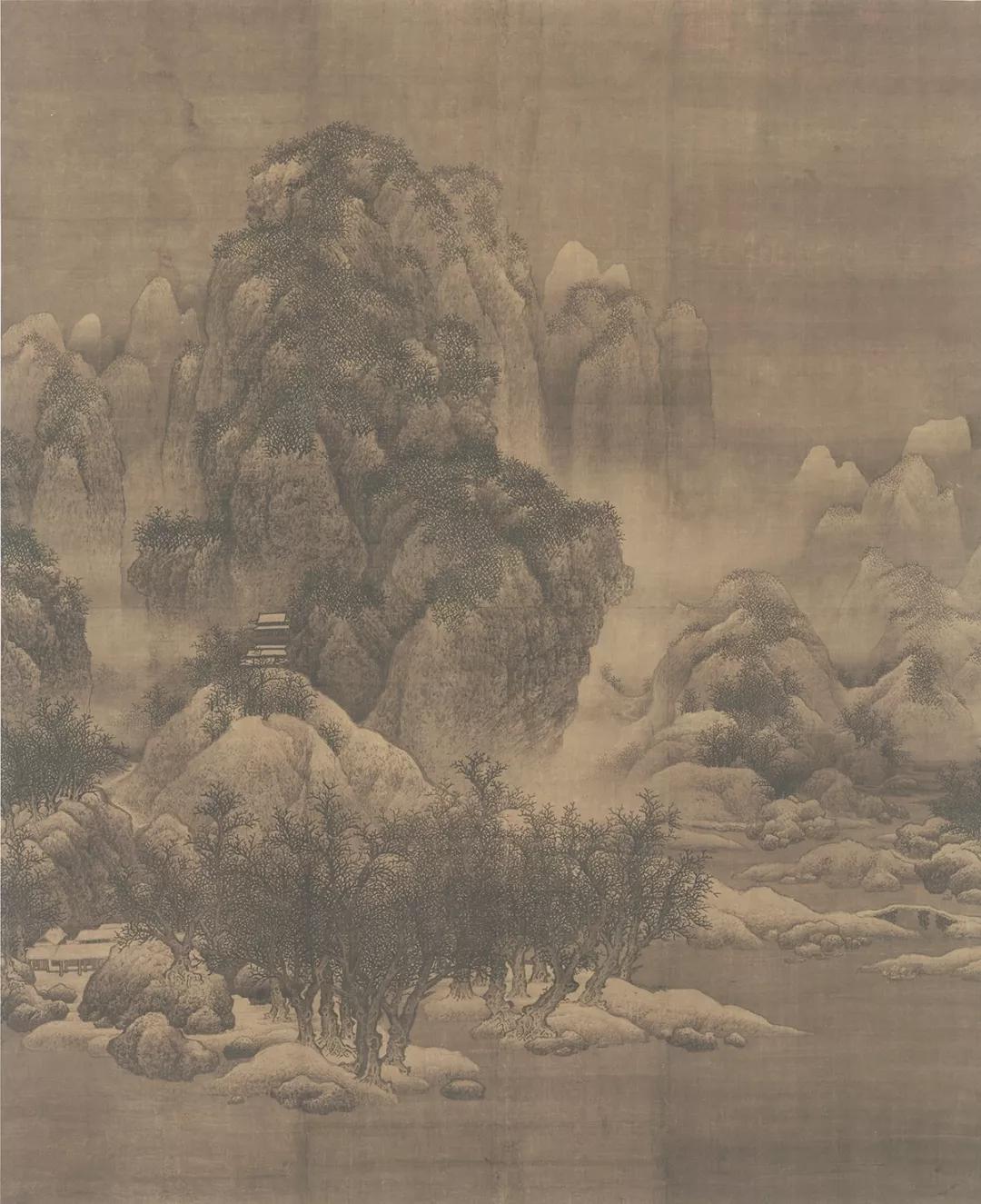 北宋 范宽 雪景寒林图宋代画家对雪的追求,一往情深,成就斐然.
