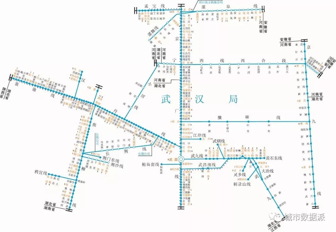 武汉铁路局管辖范围图片