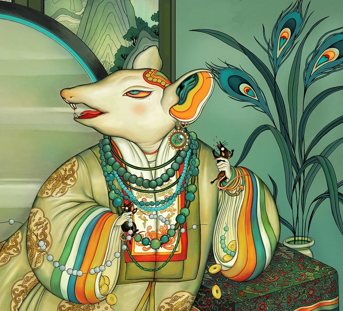 歪果仁是怎么表现鼠年生肖的