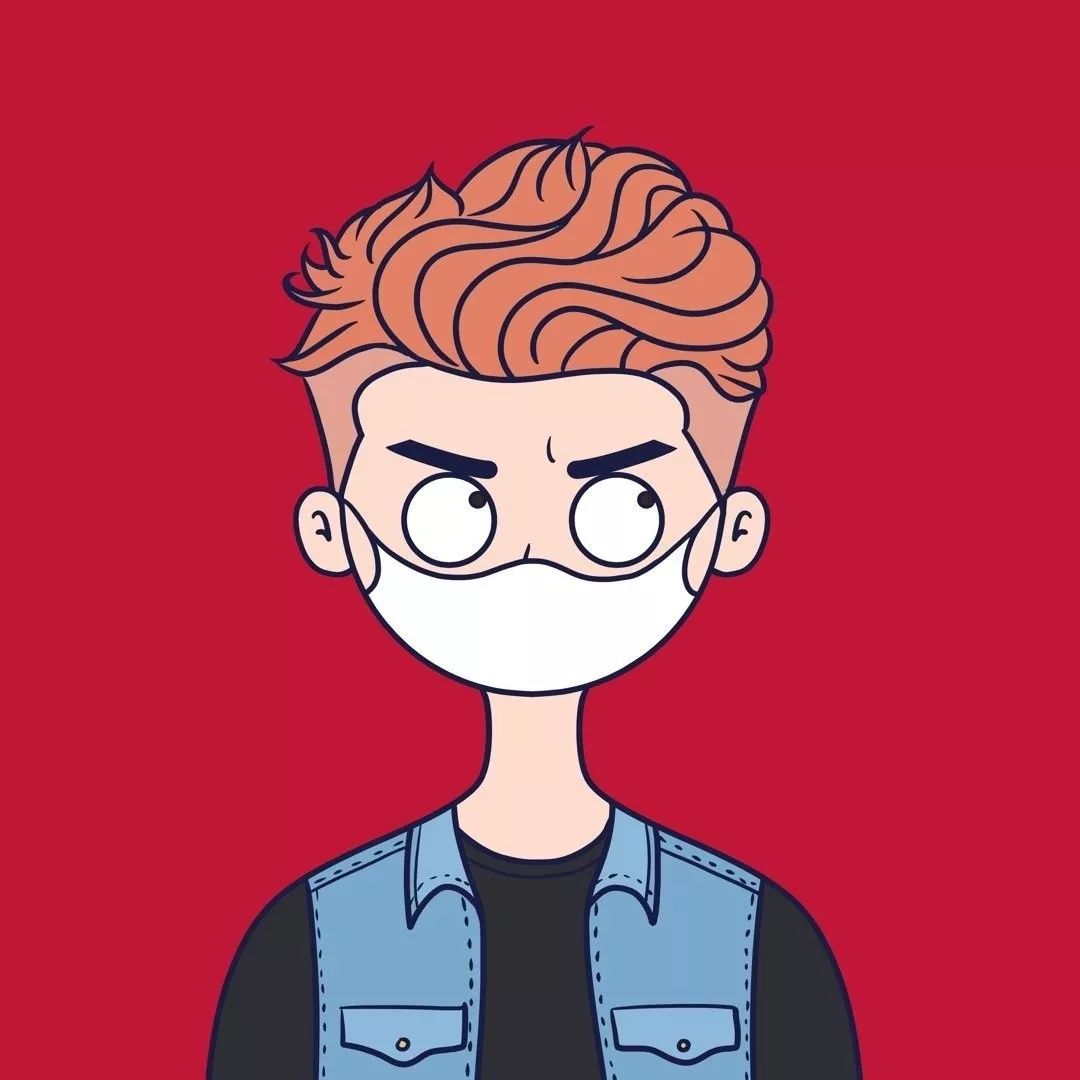 最近比较火的头像戴口罩头像大全