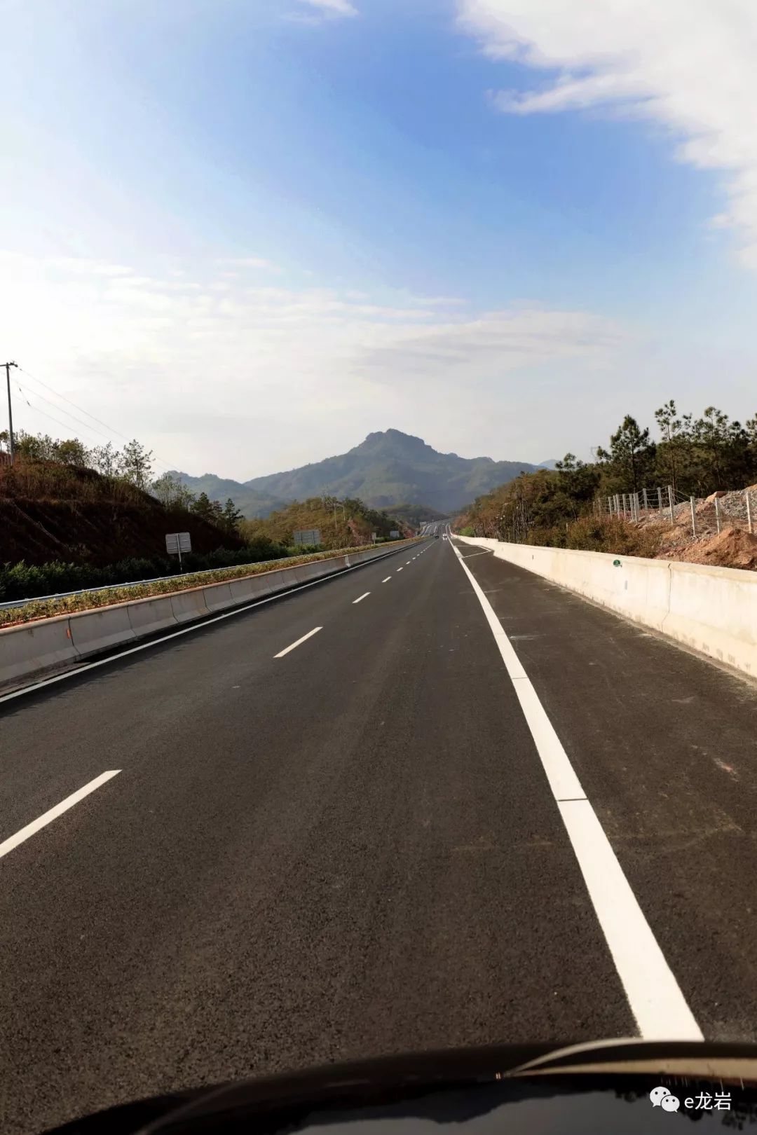 永杭高速公路已通车湖洋人可从上杭西进高速