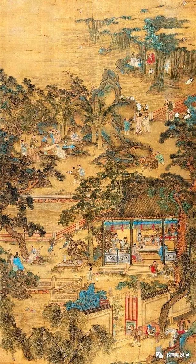 明 仇英《西园雅集图》