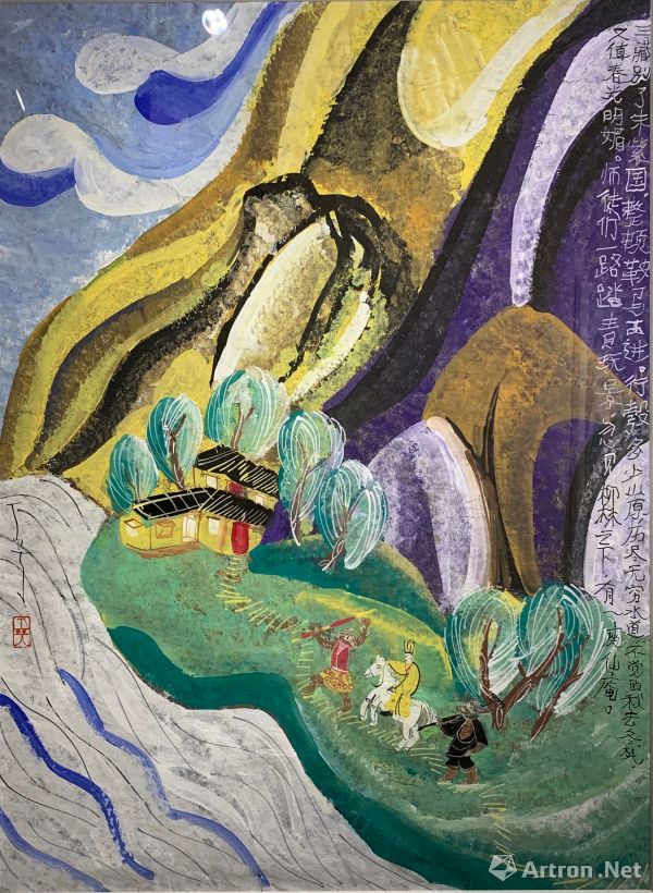 丁立人画画是与自己内心的对话