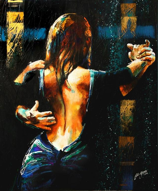 colin staples热衷于女性人体绘画,是当今艺术界最有特色的艺术家之一