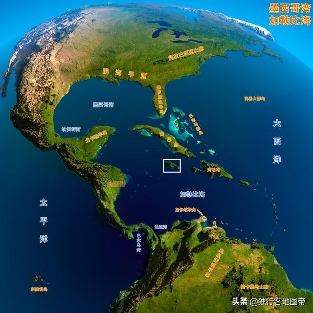 牙买加在地图上的位置图片