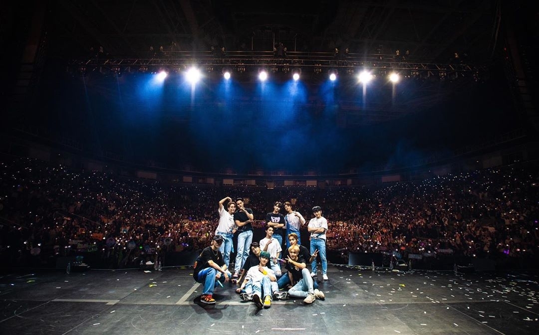 seventeen美巡圣何塞舞台照公开永远都不会忘记的舞台