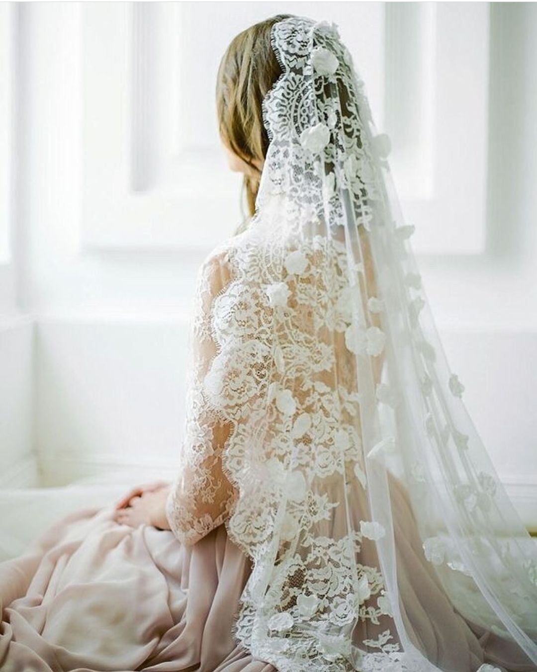 这些仙女头纱我看一次想结一次婚