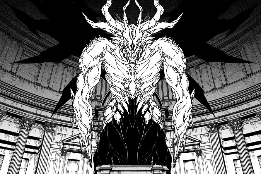 王国组织的首领king复活后,将jack和红莲献给了冥界最大的巨兽恶魔