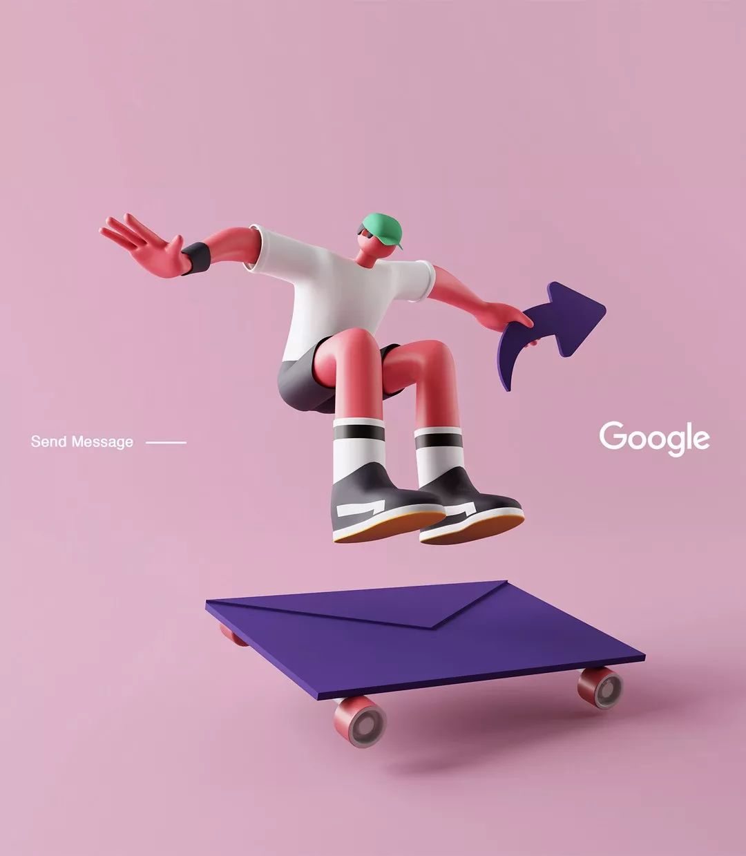 瞧瞧~给inst google 做设计的c4d大神