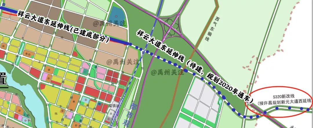 禹州市最新道路规划图图片