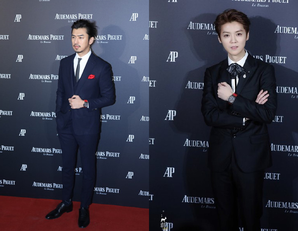 鹿晗陈柏霖同穿西装,颜值均在线,网友:知道鲜肉和硬汉的区别了