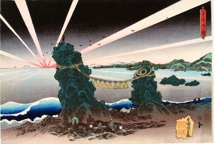 初代歌川丰国 绘来看看这些关于元日的浮世绘,是不是寄托着一种美好的