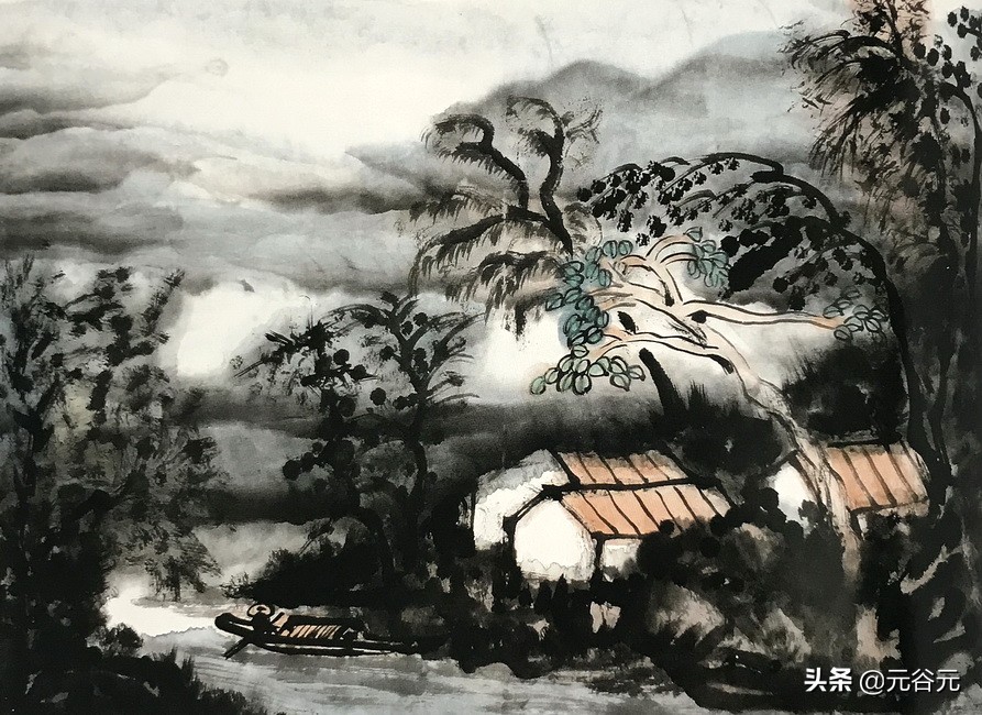 吴冠中,西乐群,陆一飞,陈国勇,卢子枢国画山水