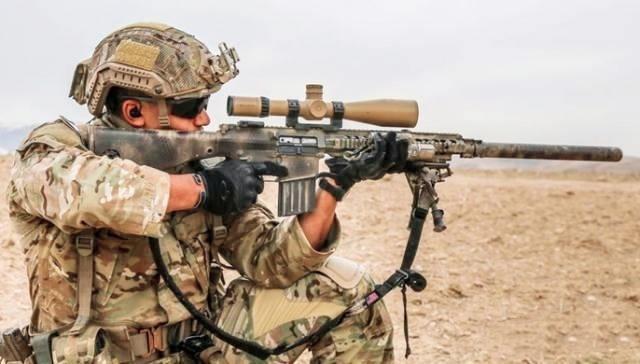 盛行于美军的半自动利器 m110狙击步枪