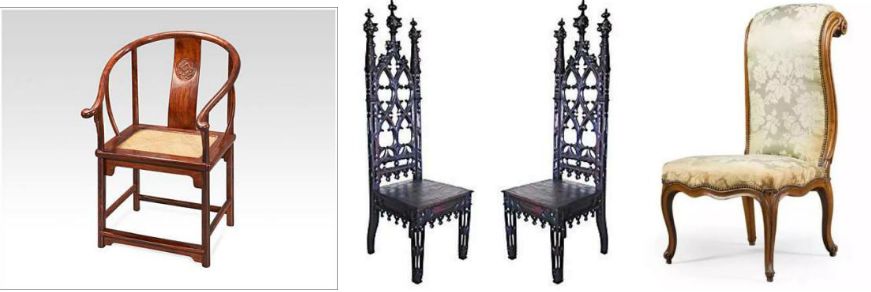 明式 哥特式 洛可可式家具明代的文人雅士将家具与文化进行结合,让