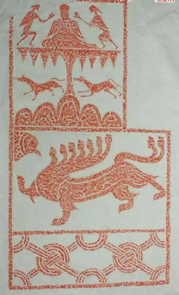 汉代西王母画像石拓片蒙文通先生巨眼卓识,独标新义,认为昆仑就是岷山